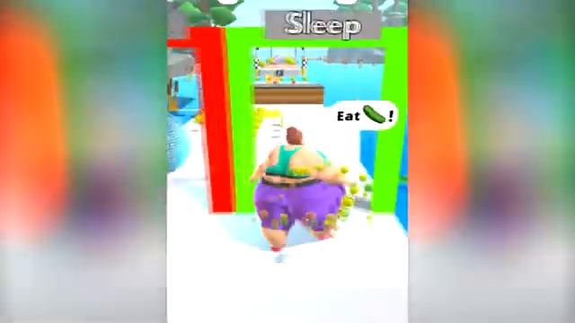 Fat 2 Fit 🍟🍔🧁in All Levels Mobile Game Update New Trailer Gameplay Walkthrough iOS,Android FDAEXS