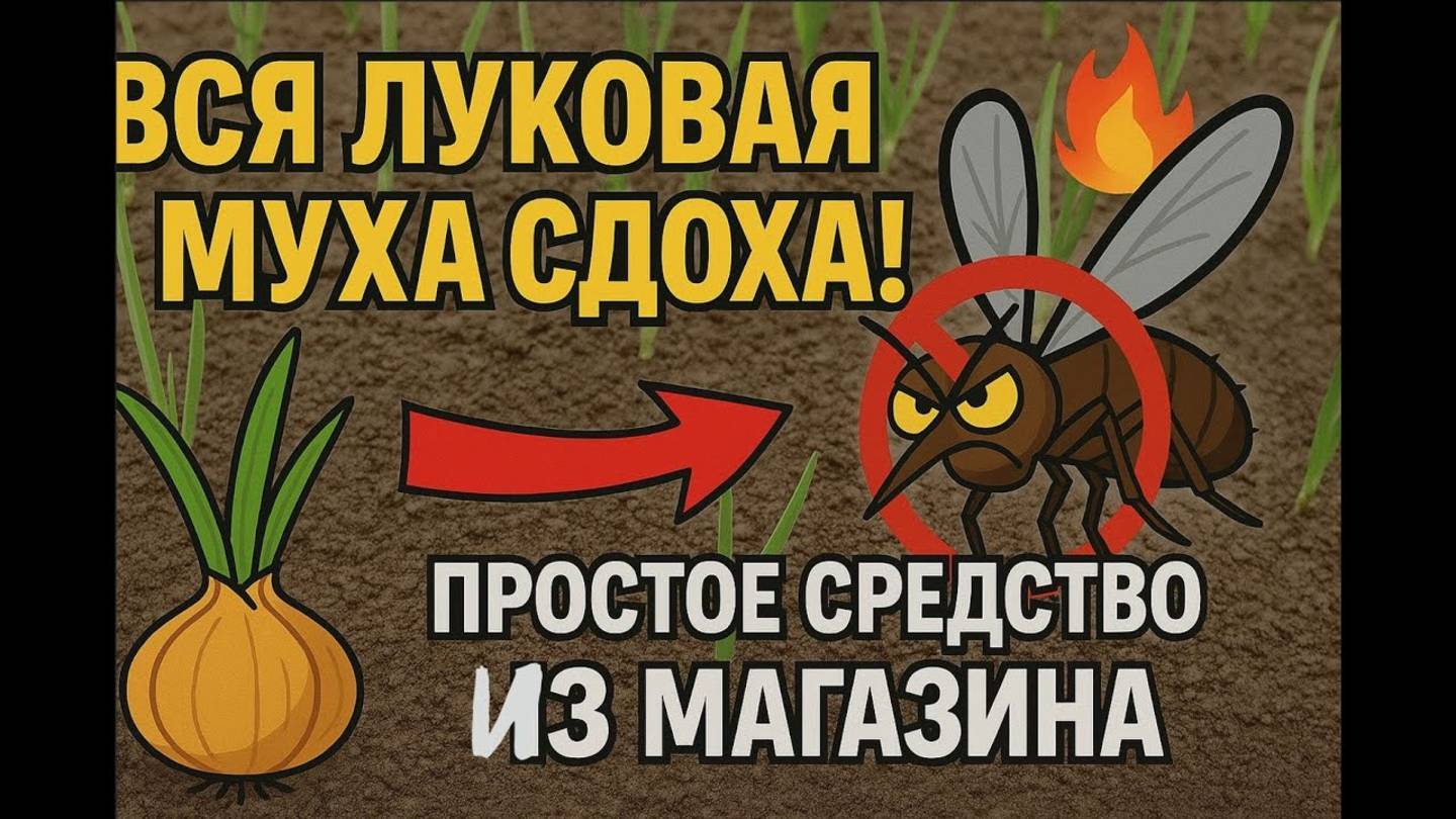 Как Избавиться От Луковой Мухи — Проверенное средство для огорода