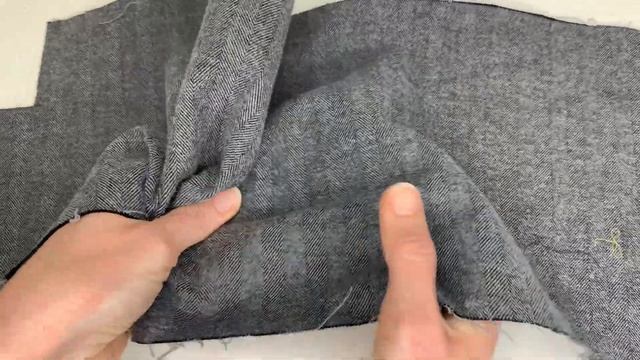 ФЛАНЕЛЬ КОСТЮМНАЯ ХЛОПКОВАЯ ZEGNA СЕРАЯ ЕЛОЧКА 09042401