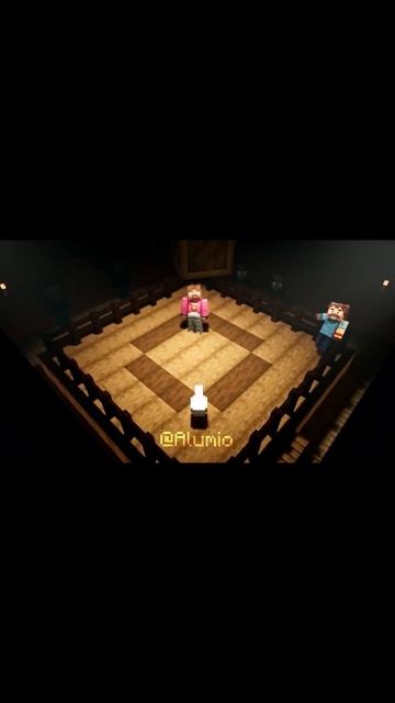 CHICKEN JOCKEY - Game animation | Minecraft movie meme | #shorts