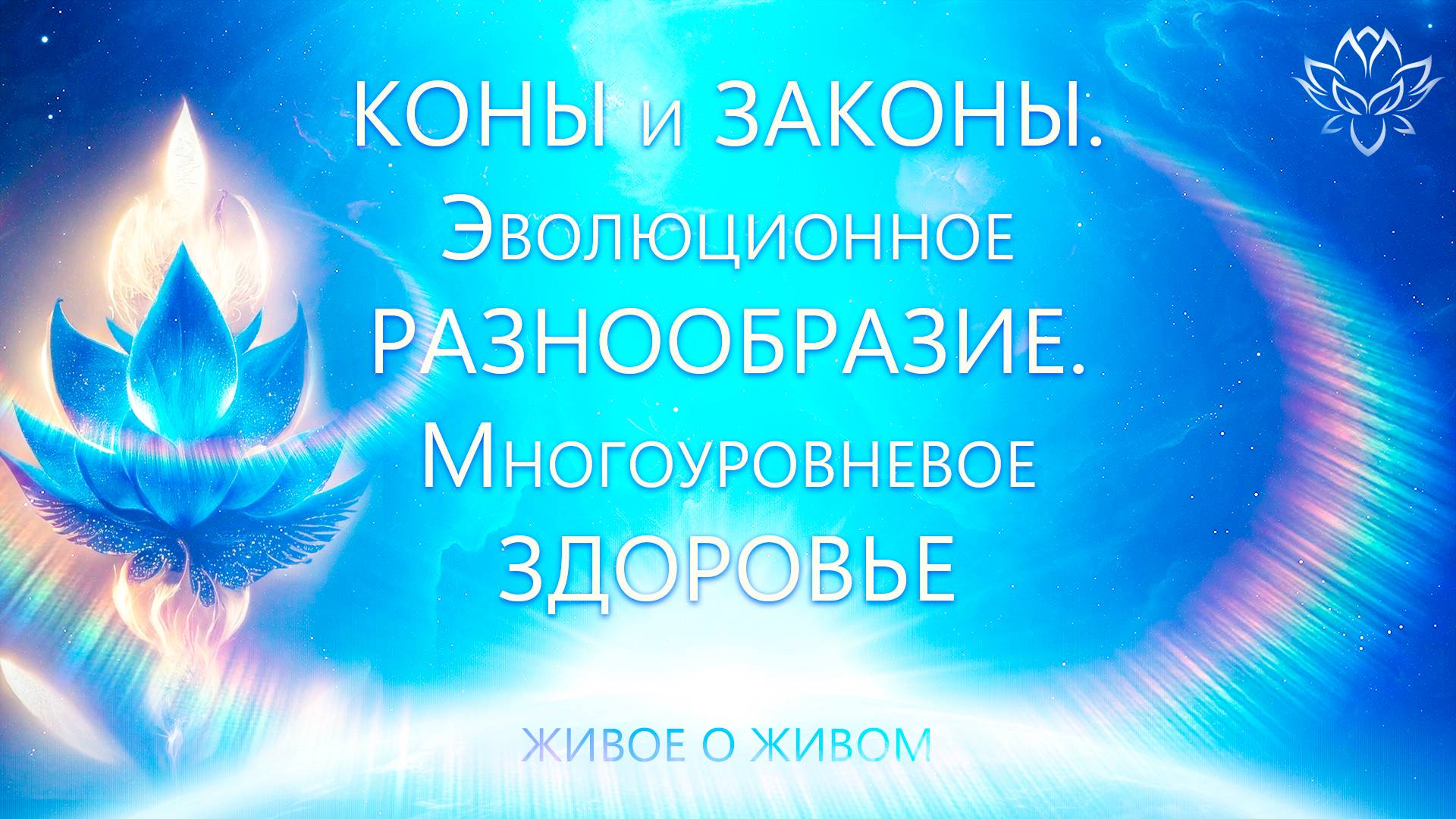 Коны и Законы. Эволюционное разнообразие. Здоровье