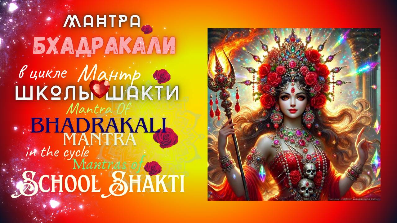 Мантра Бхадракали в цикле Мантр Школы Шакти. Mantra Bhadrakali in the cycle Mantras