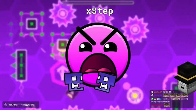 Нарезка пугода - Рекация на OBSIDIAN TIME - Весь Geometry Dash БЕЗ получения урона!