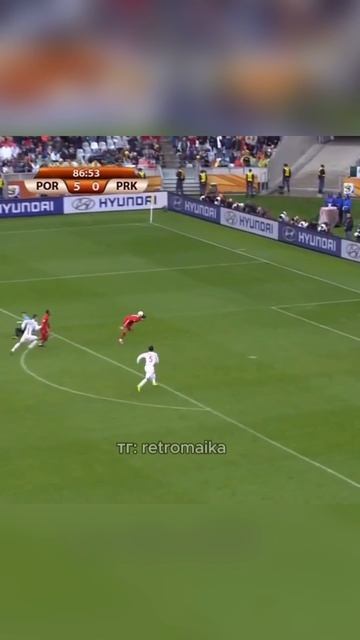 Единственный гол Роналду на ЧМ-2010 за Португалию Ronaldo, Simão, Meireles, Pepe, Deco, Carvalho