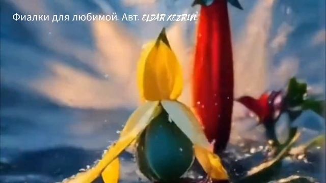 Фиалки для любимой.Авт.  Eldar Xezrin.