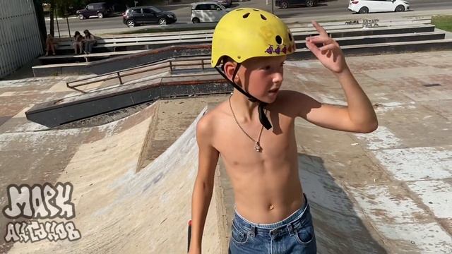 РАЗНОС СКЕЙТ ПАРКА | САЛЬТО НА САМОКАТЕ 😱