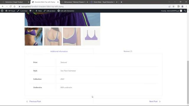 Elementor Woocommerce Builder Tutorial - Free Woocommerce builder by Royal Elementor Add
