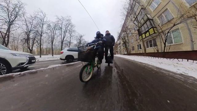 Вместе веселее! Всегда! В любую погоду! Моноколесо, вел