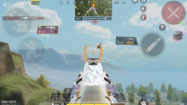 Учусь играть в Call of duty mobile!