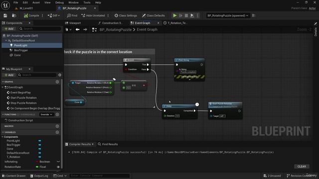 4.11 -Rotating puzzle - Light Component