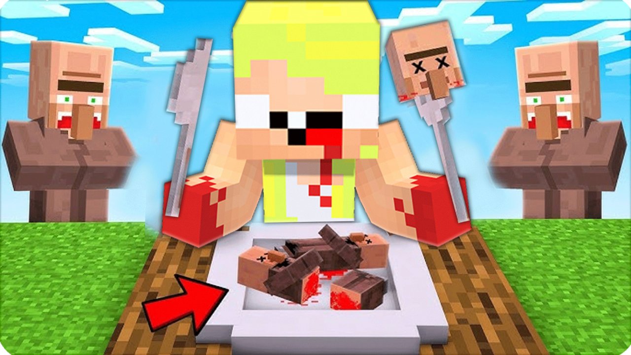 🥴 Я ЕМ ВСЁ и Всех в МАЙНКРАФТ! ЧТО с Нубиком