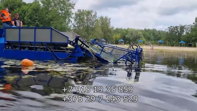 Неведомый зверь В ПРОДАЖЕ-лодка косилка для уборки водной растительности и камыша /boat mower berky