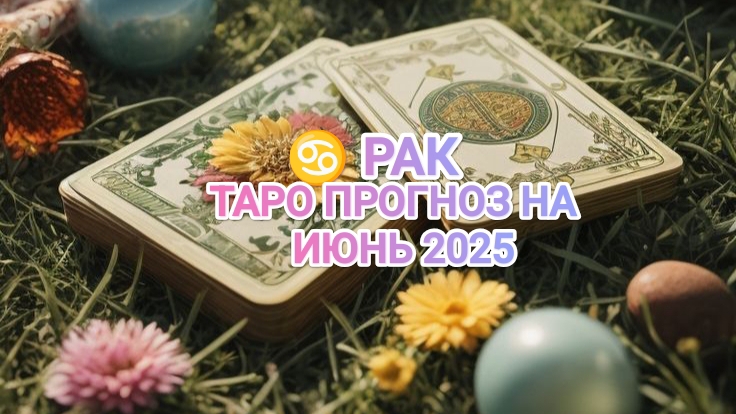♋ РАК ☀️ ТАРО ПРОГНОЗ НА ИЮНЬ 2025
