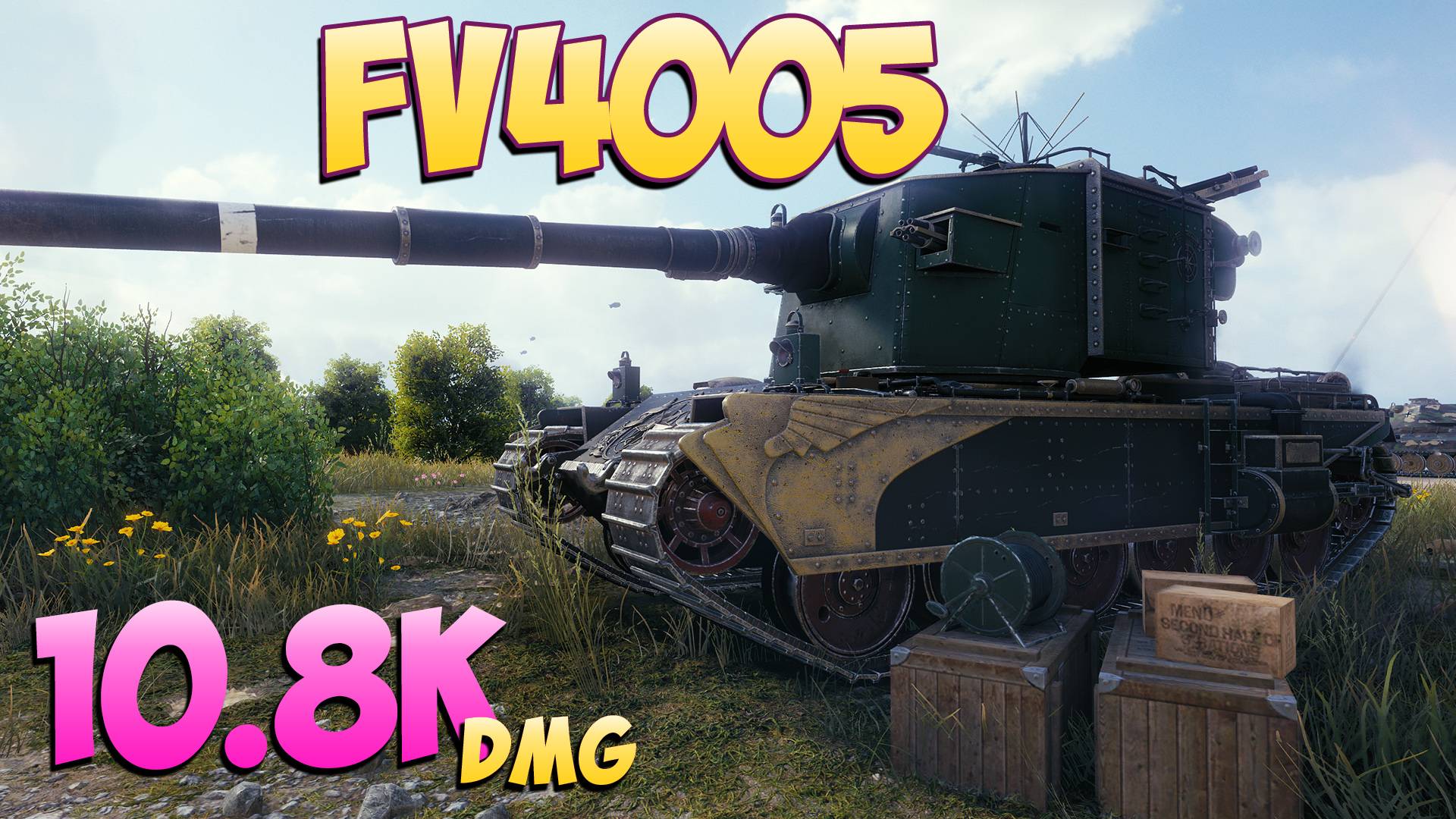 FV4005 - 5 Фрагов 10.8K Урона - За работой! - Мир Танков