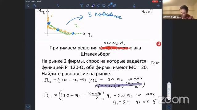 Теория игр и Олигополия [ЗАПИСИ ПСИ 21-22]