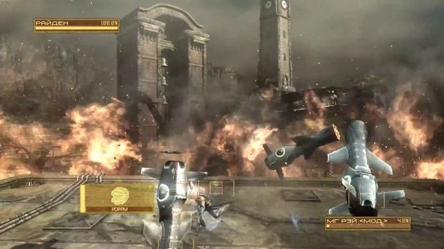 METAL GEAR RISING  REVENGEANCE - МГ Рэй 2 раунд (S ранг) очень сложно