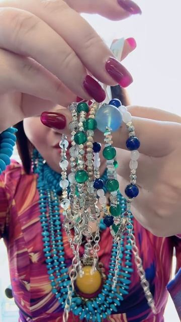 250519-12 Natural Crysoprase Bracelet: A Wizarding World on the Wrist
