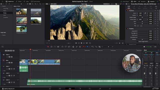 Davinci resolve - 3.8 - Making A Sequence Part - 1 (Обучение)