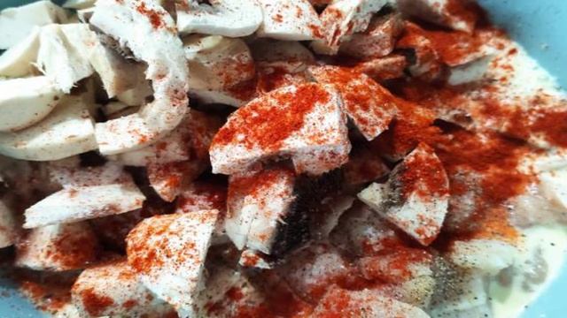 Запеканка из картофеля с курицей и грибами