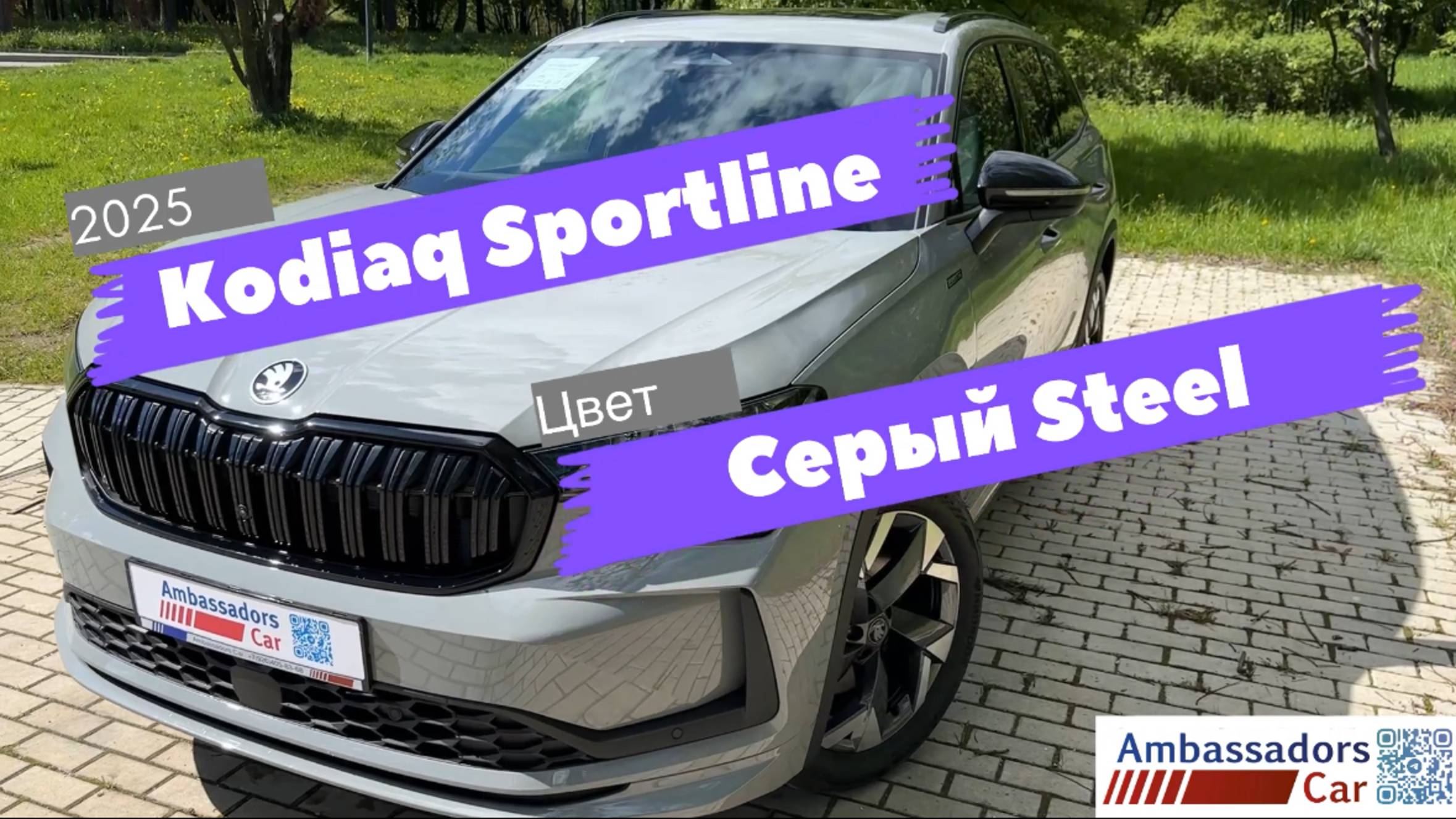 Новый Skoda Kodiaq цвет как у Porsche