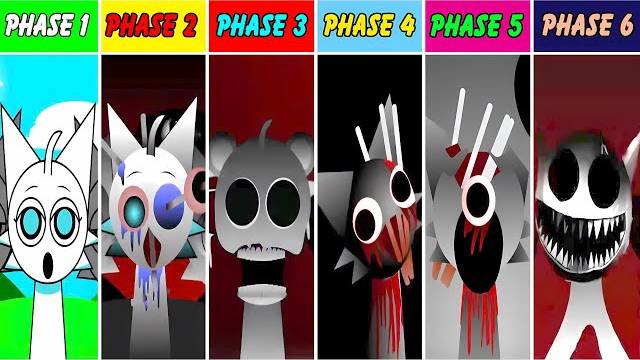 Все этапы, От Фазы 1 до фазы 6, Но В Incredibox Sprunki Все - Венды