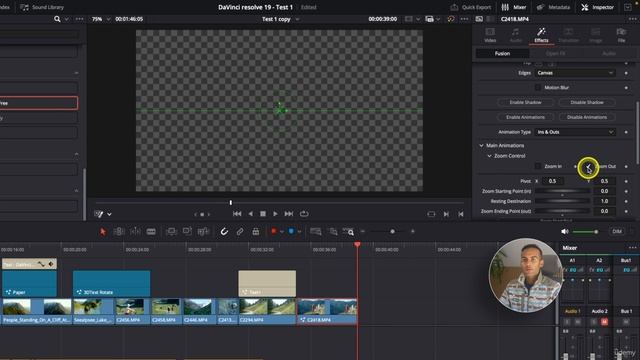 Davinci resolve - 3.16 - Magic Animate (Обучение)