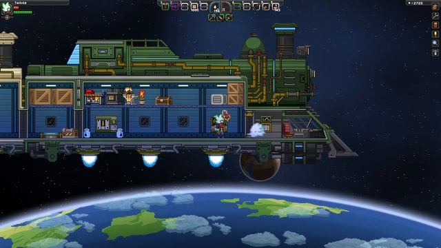 Starbound#6 - Битва с боссом: Ужаснокрыл и куча маленьких квестов!