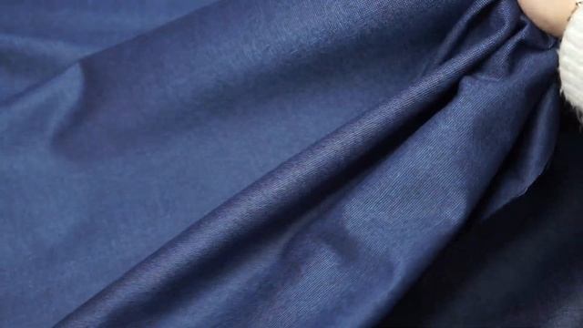 Шерсть с эластаном синяя 2,4 м
