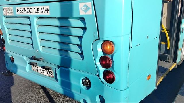Автобус 330 маршрут Волгабас 5270.G4 7112 Колпино Тверская Улица Угол Улица Ижорского Батальона