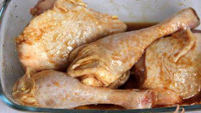 Куриные  ножки/крылышки в кисло-сладком соевом соусе
