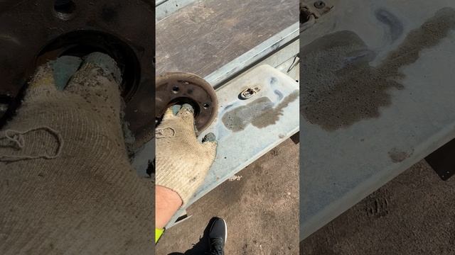 Ремонт ступицы прицепа