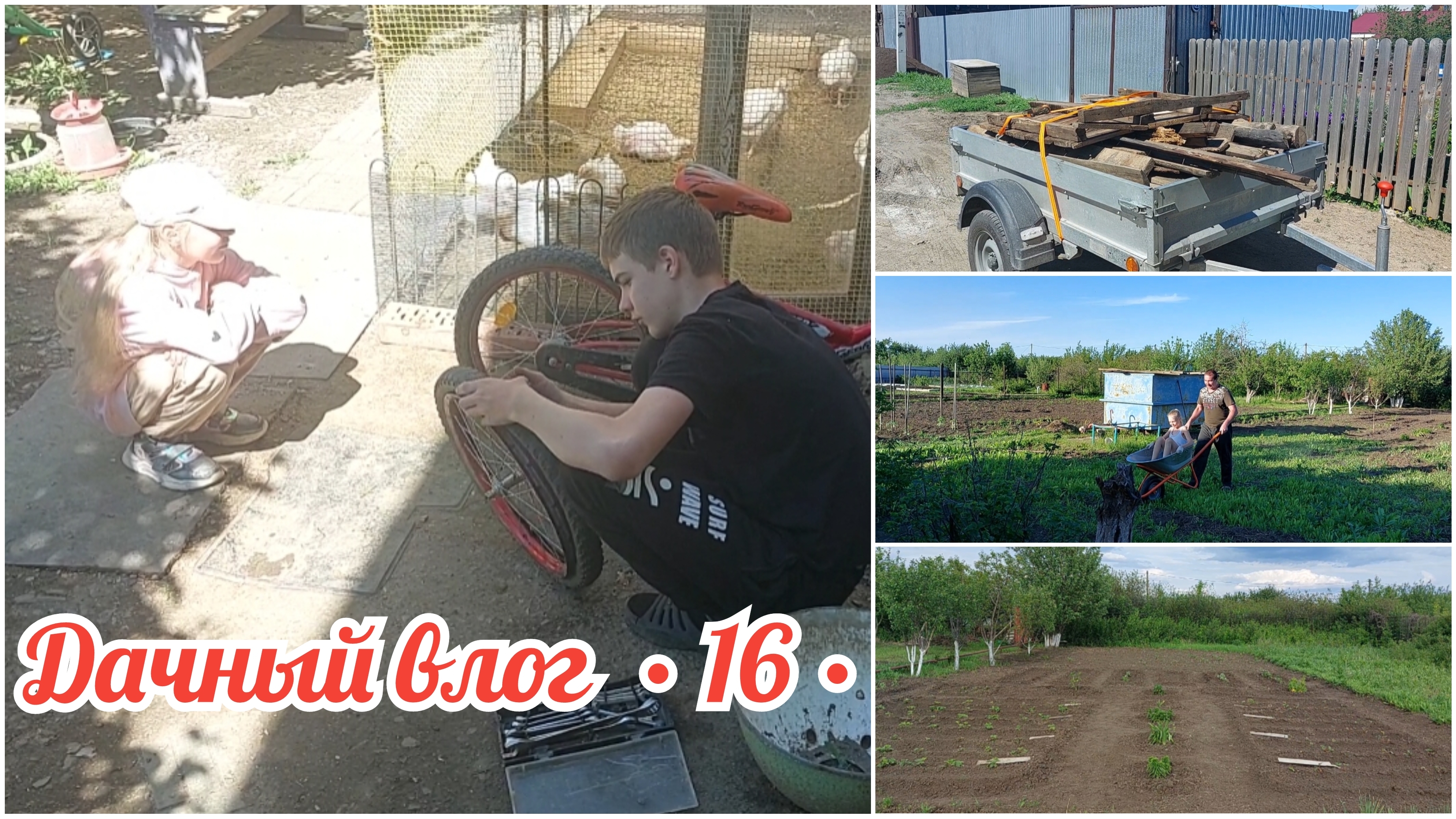 ЗАПАСАЕМСЯ ДРОВАМИ 🏡 НОВАЯ САДОВАЯ ТАЧКА // ПРОПОЛОЛА ГРЯДКИ, ПОСАДИЛА МАЛИНУ