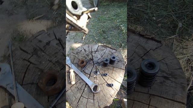 частина 4. некриють клапана 4т китайський скутер. ремон