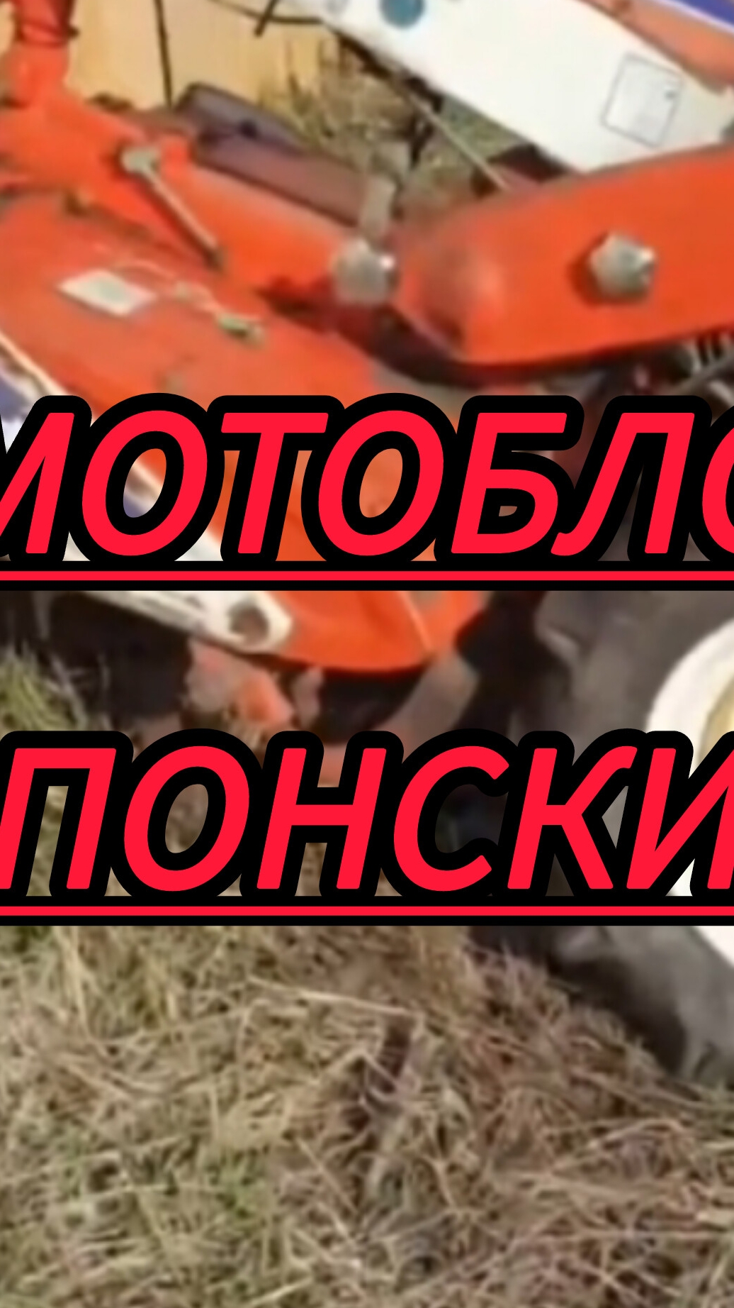 Вспашка огорода мотоблоком