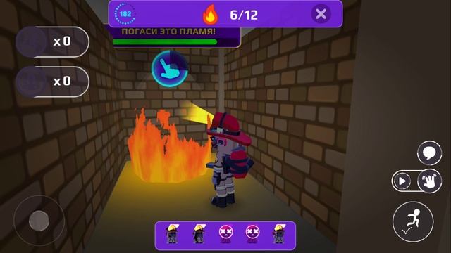 играю в pk xd - тушим пожар