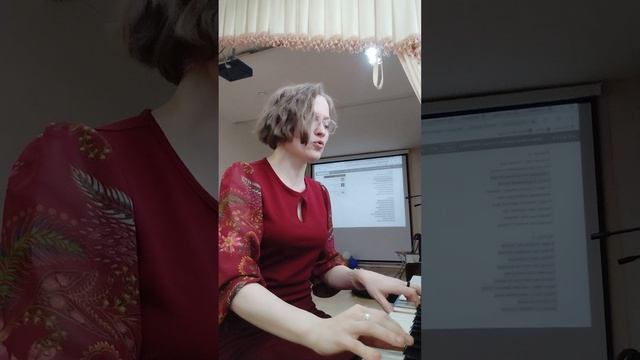 Поём со старшеклассниками старые песни)  #piano #музыкальность #дети #песня #кавер