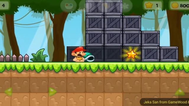 Level 2. Прохождение игры The Jungle Adventure Of Super Boy на Android