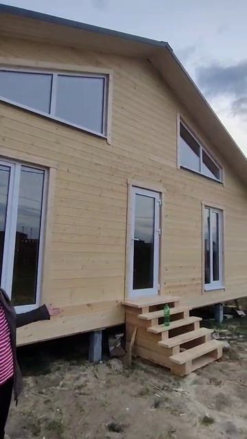 Каркасно-щитовой 13х10м, 130 М², Тверская область, Конаковский район, КП Экопарк Завидово.