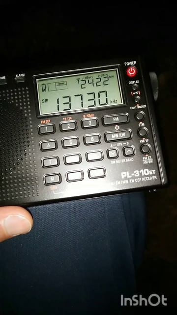 Тестовое вещание из Приднестровья на Tecsun PL-310