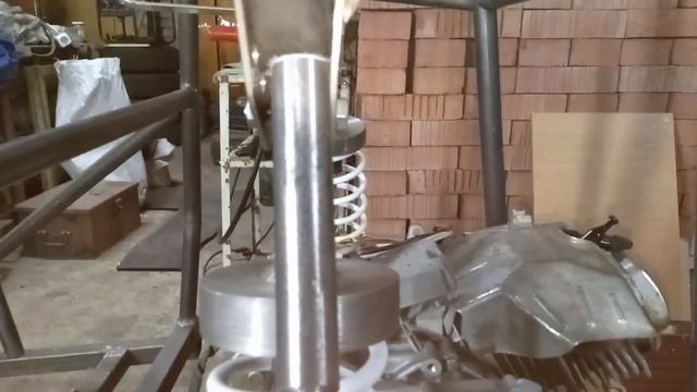 Багги-установка двигателя и крепление задних амортиз?