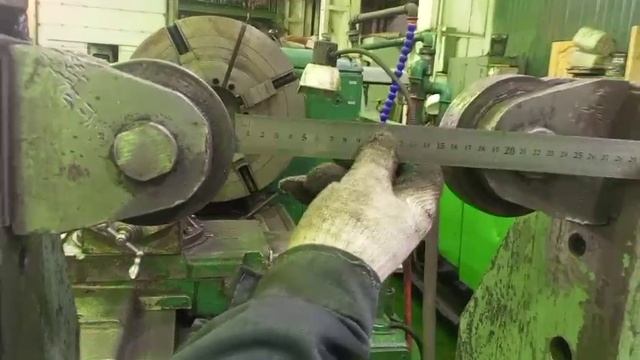 РТ11Ф1 ДИП-500, Токарный Винторезный станок, РМЦ 3000 мм. Видео в работе