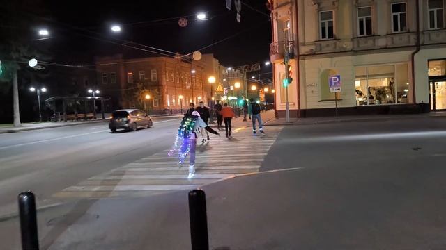 Xiaomi 13T. Ночная на роликах. Томск.  09.08.2024.