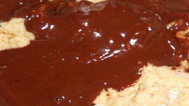 Шоколадный кекс с творогом