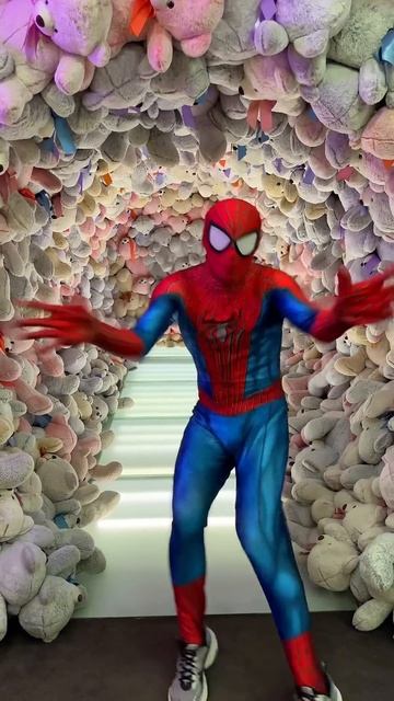 Spiderman got scared#shorts
