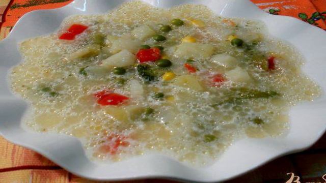 Овощной суп с прованским набором