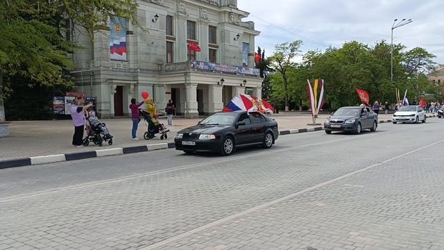 Авто и мото пробег в Евпатории, в честь Дня Победы!