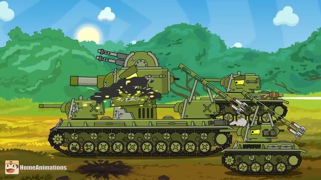 HomeAnimations – Мультики про танки  Захват шахты - Мультики про танки