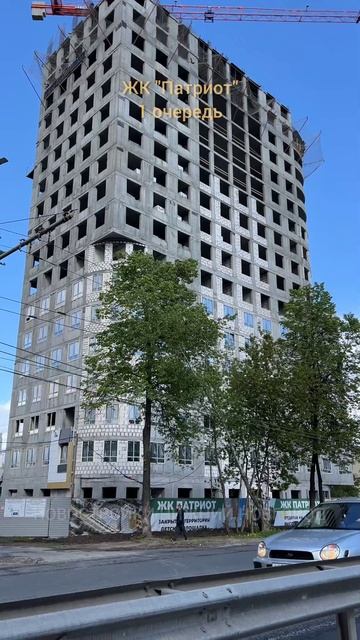 Строительство 1 очереди ЖК "Патриот" // Московский р-он, пр. Героев// Май 2025