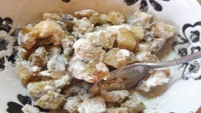 Грушевый пирог с белым шоколадом