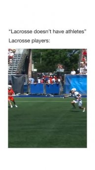 Lacrosse players are the BEST athletes! #shorts